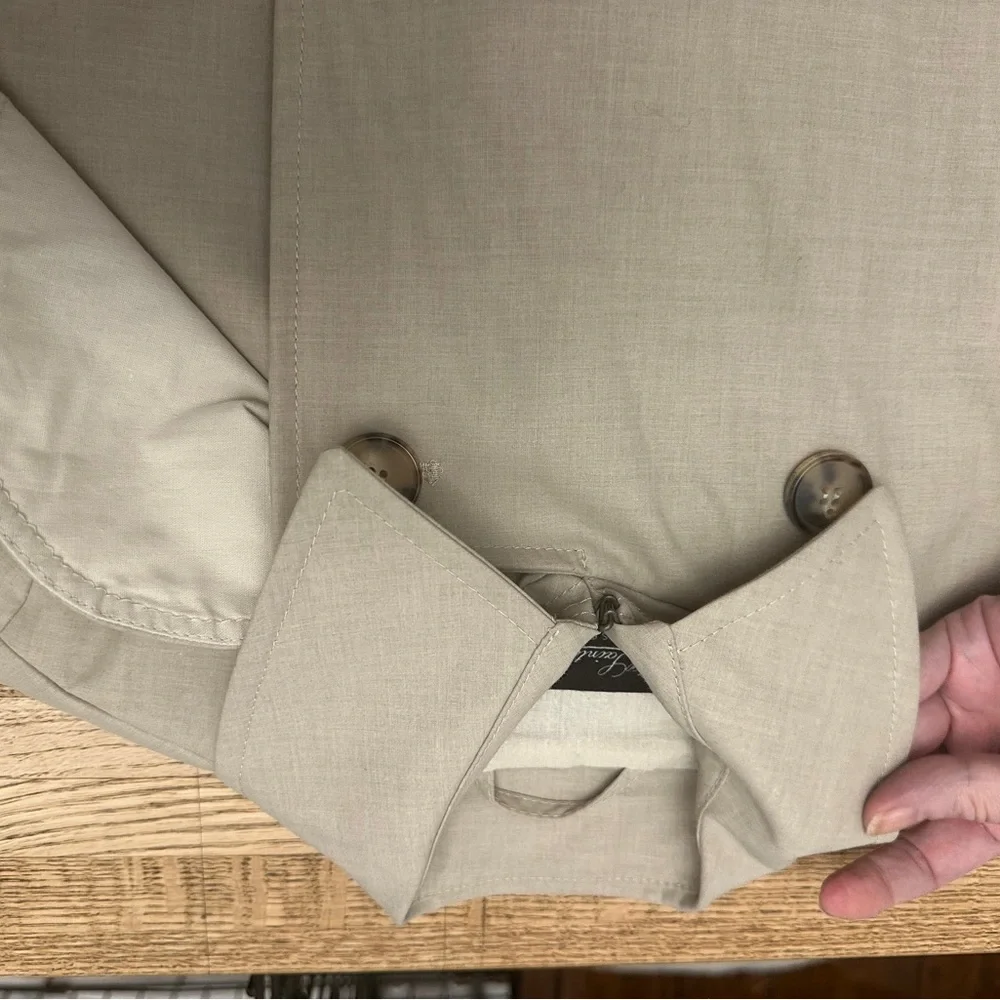 Classic Women’s Trench Coat All Saints Women's Beige Trench Belted small UK 6 - Picture 8 of 10